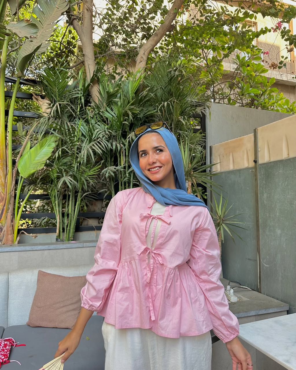 Blouse en Popeline ''ANNA'' - Coquette Blouse